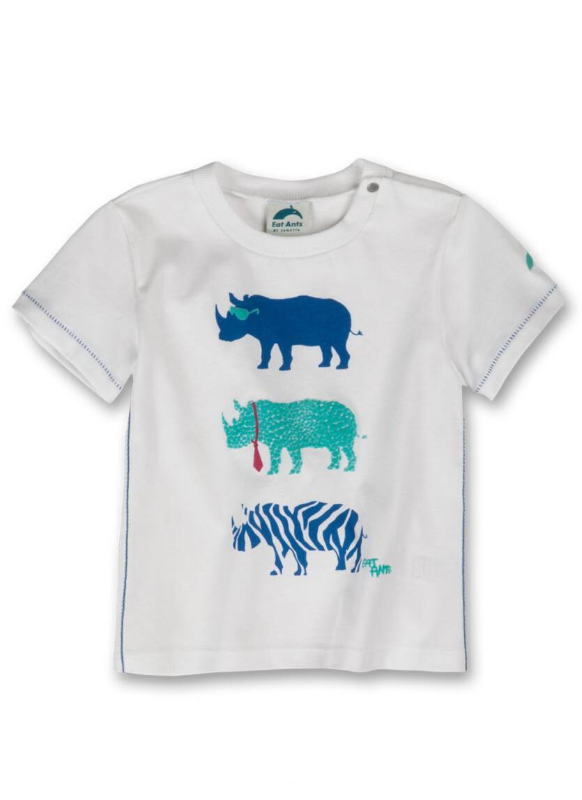Sanetta - t-shirt z nosorożcami